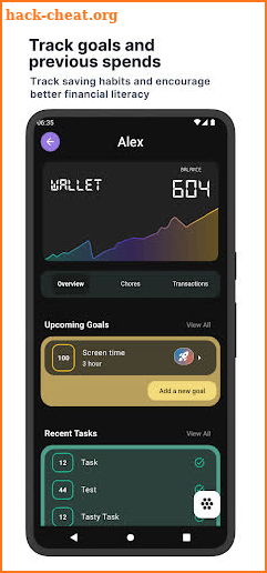 Goaly: Chore tracking & saving screenshot