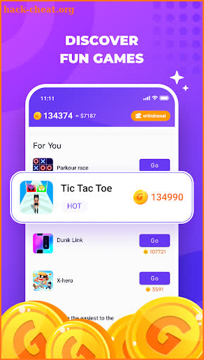 GoCoin -Collect game coins screenshot