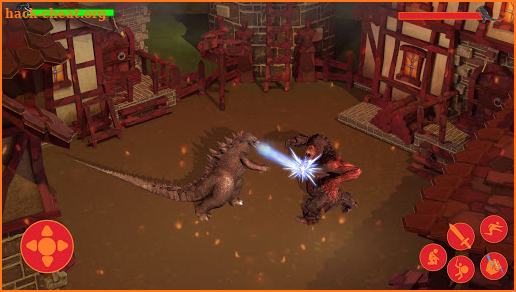 Godzilla & Kong city destruction: Godzilla games screenshot