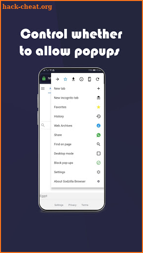 Godzilla Browser  – AdBlocker  – Video Downloader screenshot