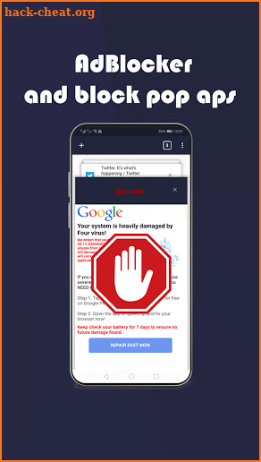 Godzilla Browser  – AdBlocker  – Video Downloader screenshot