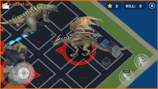 Godzilla vs Kong : Dragon invasion screenshot