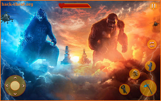 Godzilla x kong City Attack 3D screenshot