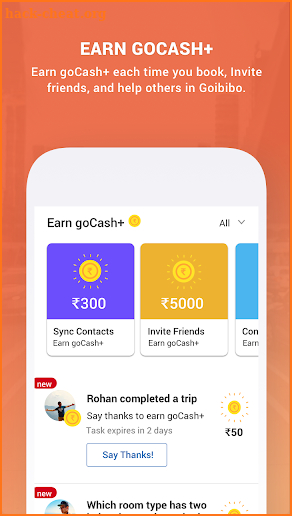 Goibibo - Flight Hotel Bus Car IRCTC Booking App screenshot