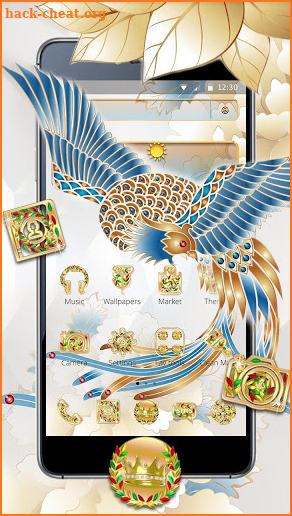 Gold Bird Theme screenshot