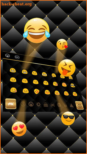 Gold Black Keyboard screenshot