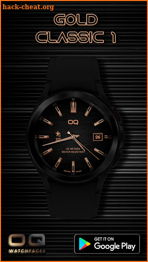 Gold Classic 1 Wear OS screenshot