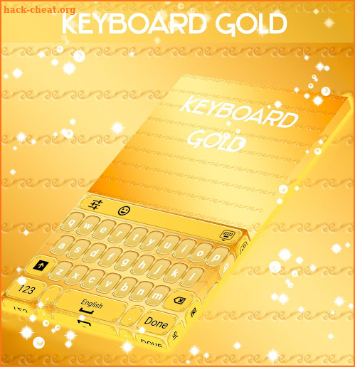 Gold Keyboard Theme screenshot