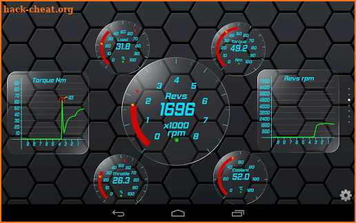 Gold OBD 2 Torque Theme screenshot