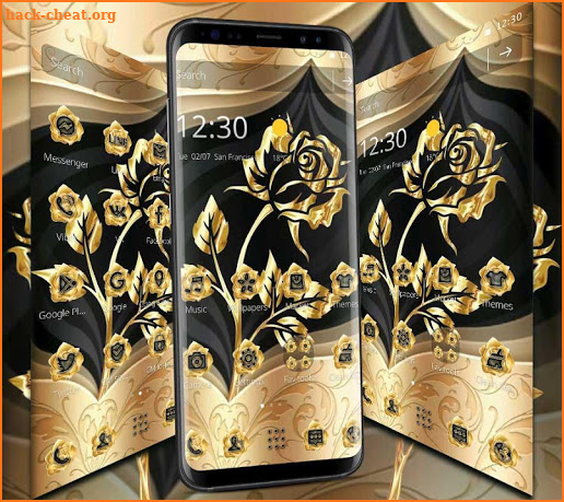 Gold Rose Extravagant Business Theme screenshot