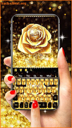 Gold Rose Keyboard screenshot