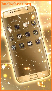 Gold Silk Neat HD Theme screenshot