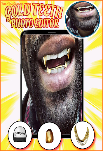 Gold Teeth Photo Editor screenshot