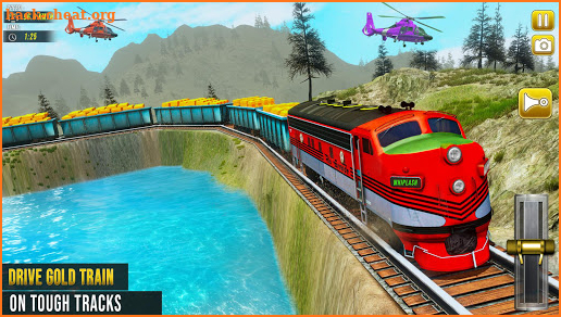 Gold Train Transporter 2020: Train Simulator Games screenshot