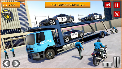 Gold Transport Truck Driver-US Police Cargo Plane screenshot