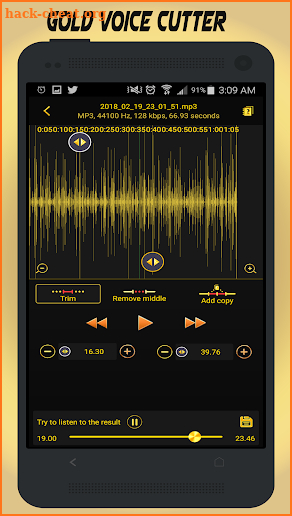 Gold Voice Recorder screenshot