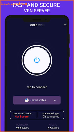 Gold VPN - Free VPN Proxy, Secure VPN, Hotspot screenshot