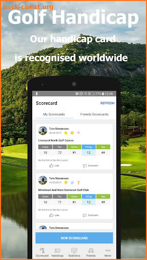 Golf Handicap, GPS, Scorecard - MOGC screenshot