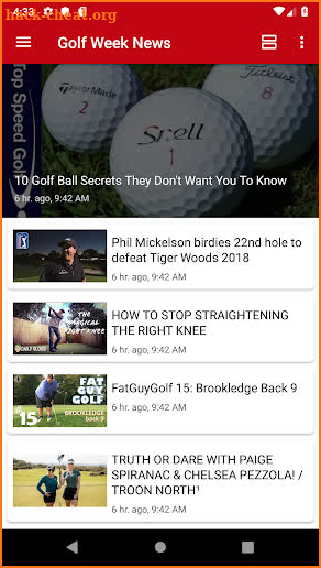 Golf Week News screenshot