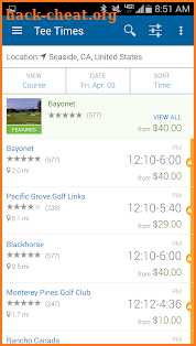 GolfNow – Book Golf Tee Times screenshot