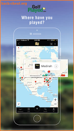 GolfPlayed screenshot