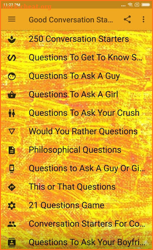 Good Conversation Starters screenshot