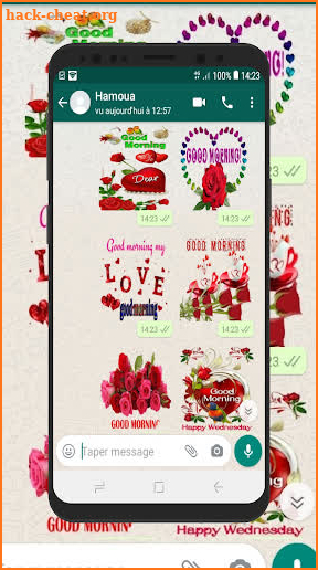 Good Morning & Night Stickers for WhatsApp screenshot