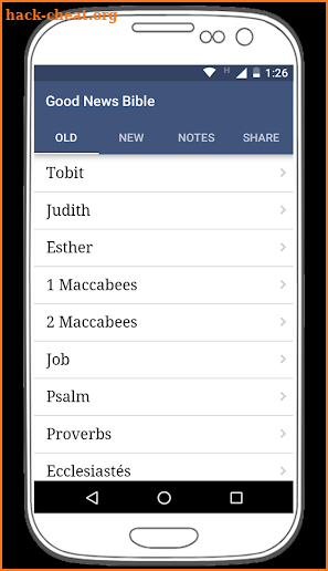 Good News Bible (GNB) screenshot