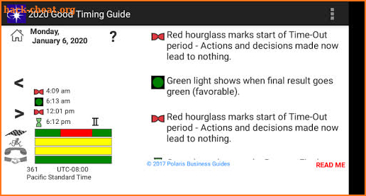 Good Timing Guide 2020 screenshot