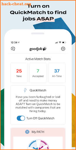 GoodJob - Swipe, Match, Hired screenshot