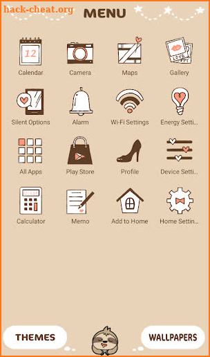 Goodnight Sloth Theme +HOME screenshot