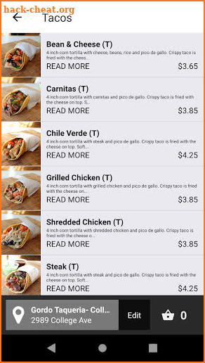 Gordo Taqueria screenshot