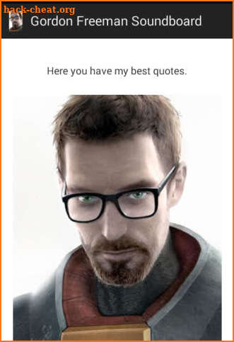 Gordon Freeman Soundboard screenshot