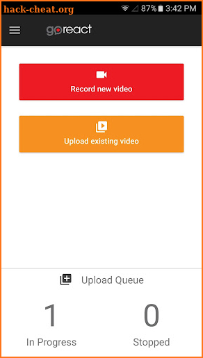 GoReact Recorder screenshot