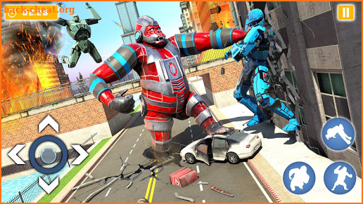 Gorilla Robot Transformation: Battle Robot Games screenshot