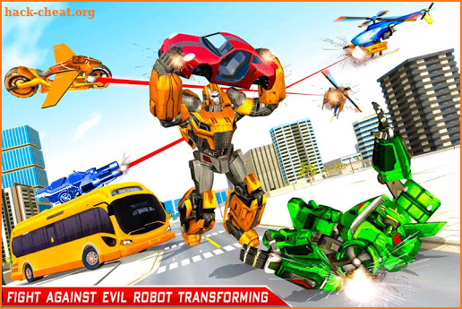 Gorilla Robot transforming game: Bus Robot Car war screenshot