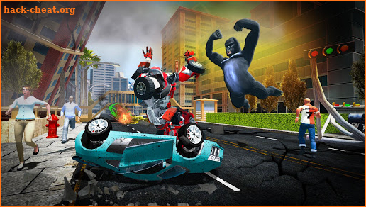 Gorilla VS Robot City Rampage screenshot