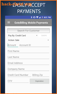 gotoBilling Mobile Payments screenshot