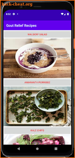 Gout Relief Recipes screenshot