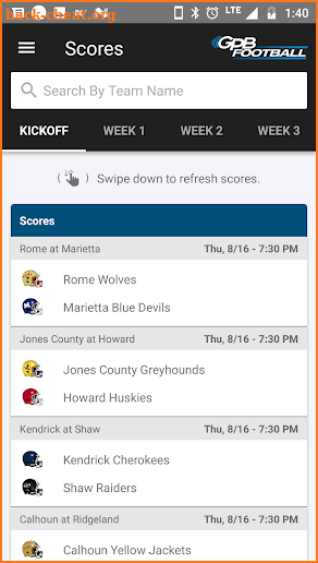 GPB Sports: Football screenshot