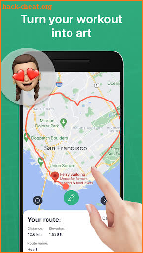 GPS ART - route planner for running and walking screenshot