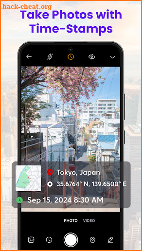 GPS Camera - Timestamp Photo screenshot