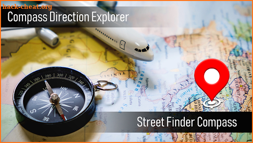GPS Compass Tool - Live Streetview ; Smart Compass screenshot