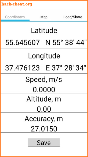 GPS Coordinates Altitude Speed Pro screenshot