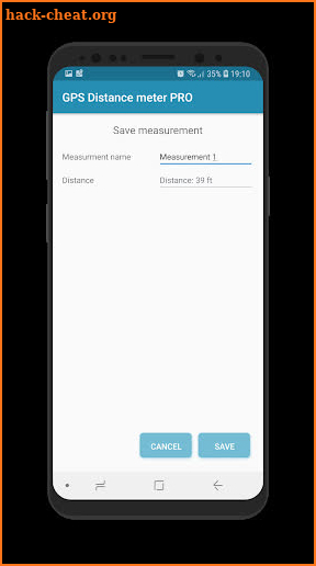 GPS Distance meter PRO screenshot