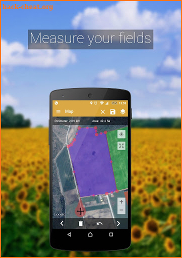 GPS Fields Area Measure adfree screenshot