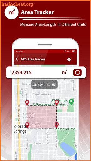 GPS Fields Area Measure App screenshot