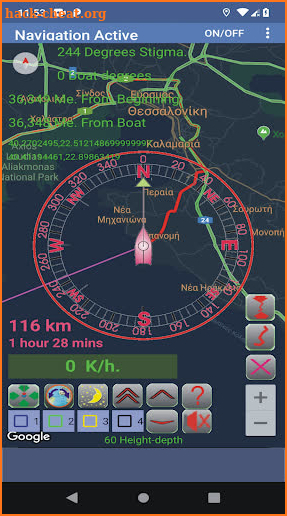 Gps For Boat fishing & Car - Pro screenshot