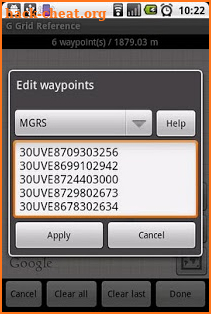 GPS Grid Reference -  Full screenshot