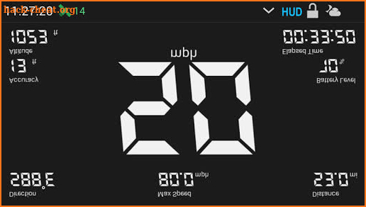 GPS HUD Speedometer Plus screenshot